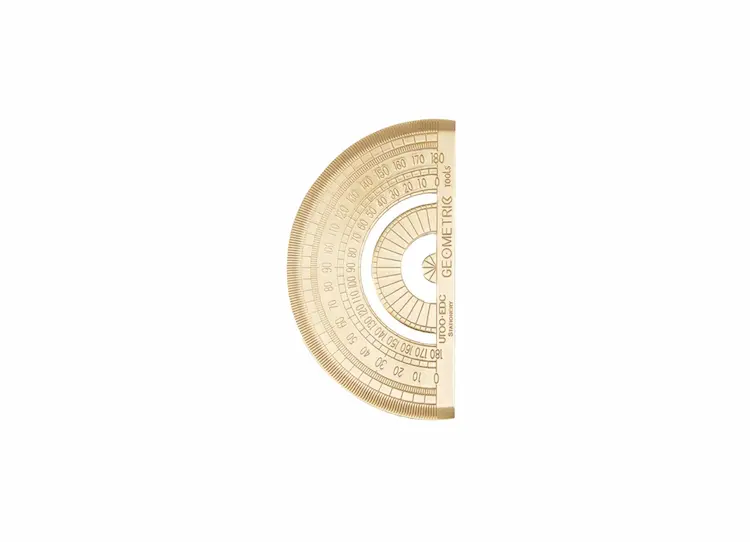 null |  Gold Protractor
