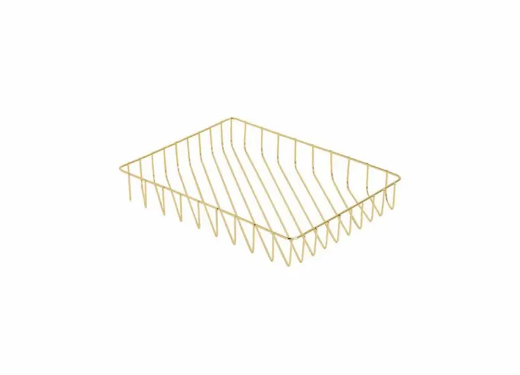 Contemporary Home Decor | Gold Storage Basket
