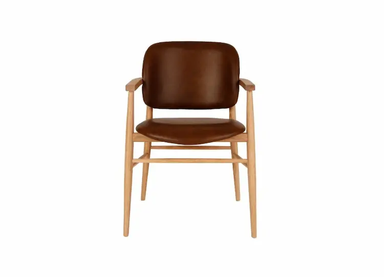 Contemporary Dining Chairs | Sander Arm Chair