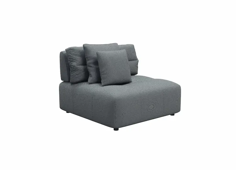 null | Tuft Sofa 1S Armless